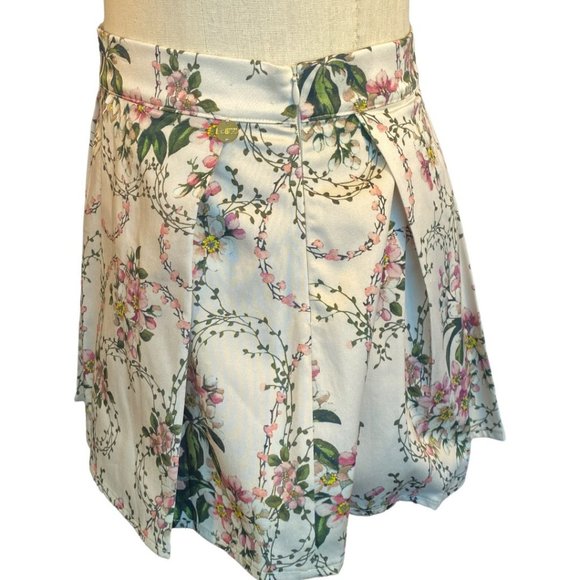 💋 4 FOR $50 / BLUGIRL FOLIES Floral Pleated Mini Skirt (Sz. 8) (EUC) - Picture 5 of 9